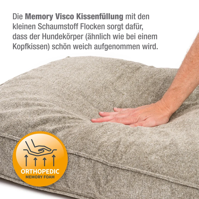 PDB1003 | Premium Hunde-Kissen, weicher Chinelle, waschbar, 8 Trendfarben