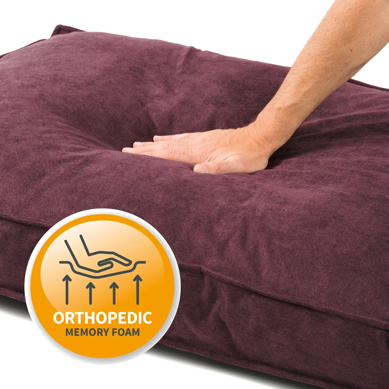 PDB1001 | Premium Hundekissen, kuschelig, orthopädisch, waschbar, S/M/L, 3 Farben