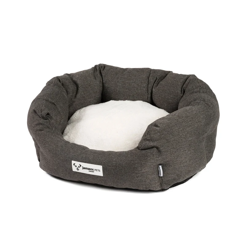 B-Ware: PDB2089, Hunde-Körbchen Bequem Weich, Wendekissen Waschbar Hundekorb Hundebett mit Komfort-Polsterung, S/M/L, grau beige braun...