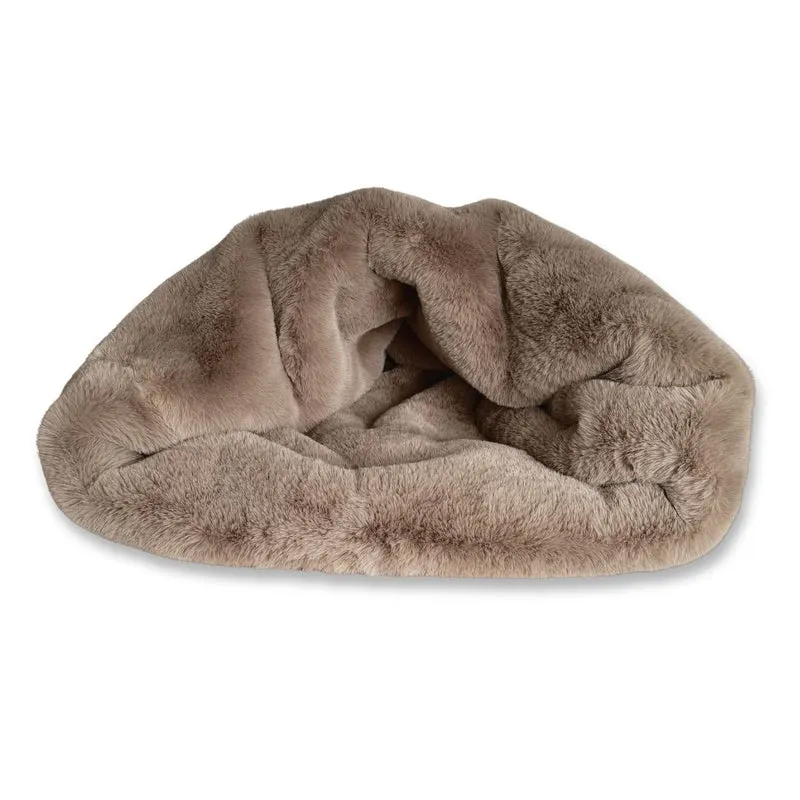Kuschelschlafsack Fluffy Taupe