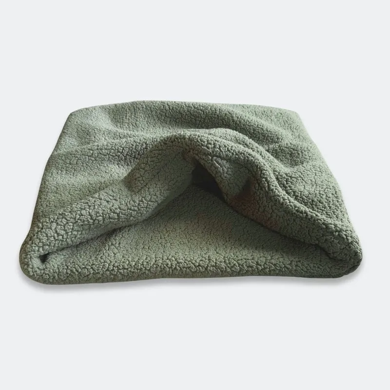Teddy Kuschelschlafsack Soft Olive