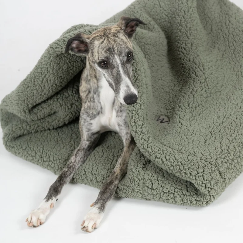 Teddy Kuschelschlafsack Soft Olive