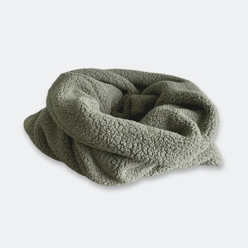Teddy Kuschelschlafsack Soft Olive