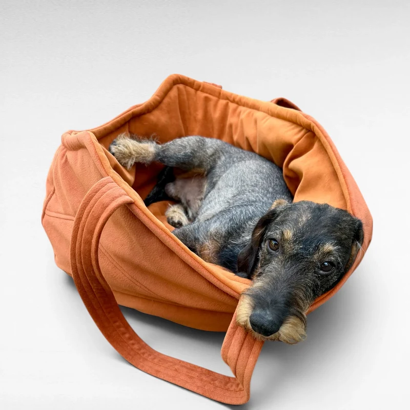 Hundetasche Hiori bis 9 kg | Cognac
