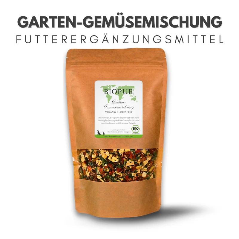 Garten-Gemüsemischung - BIOPUR Futterergänzungen
