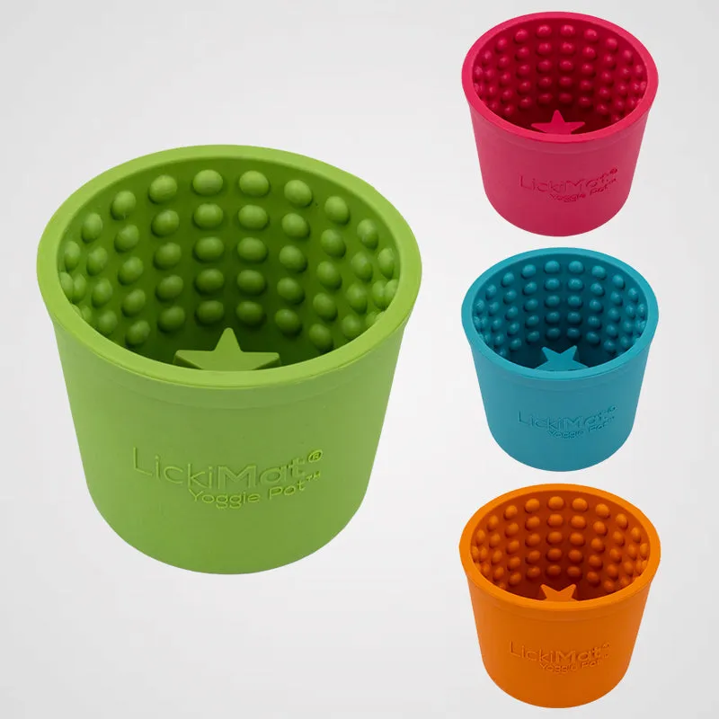 LickiMat - Yoggie Pot | Leck- & Antischlingnapf für Deinen Hund