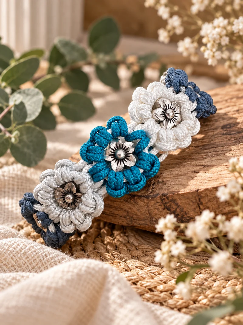 Personalisiertes Halsband 'FLOWER MINI'