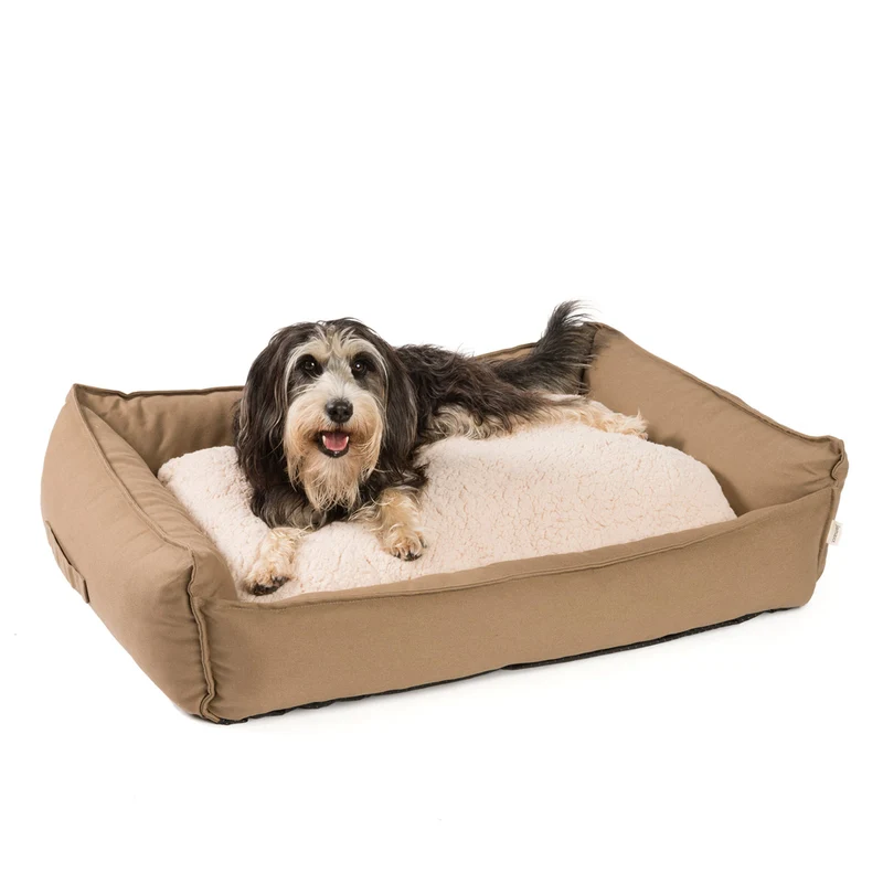 PDB2008 | Premium Hundebett / Hunde-Sofa, orthopädische Füllung, waschbar, S/M/L, 3 Farben