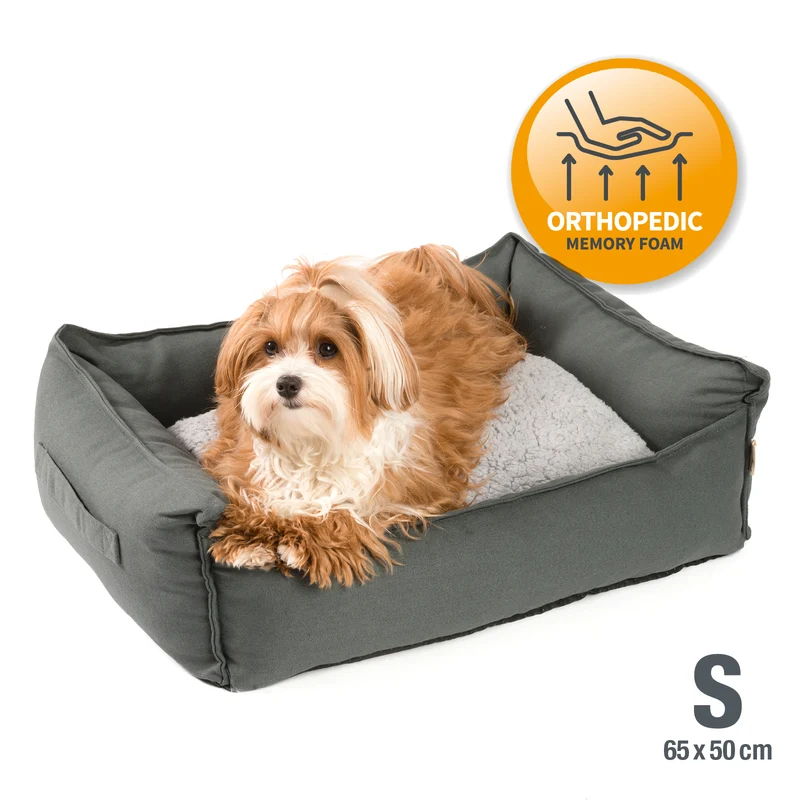 PDB2008 | Premium Hundebett / Hunde-Sofa, orthopädische Füllung, waschbar, S/M/L, 3 Farben
