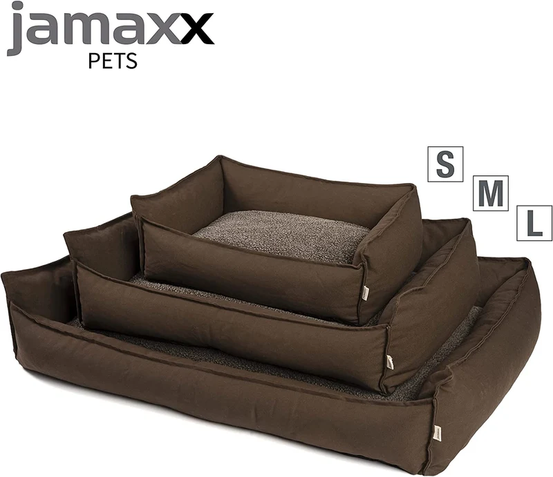 PDB2008 | Premium Hundebett / Hunde-Sofa, orthopädische Füllung, waschbar, S/M/L, 3 Farben