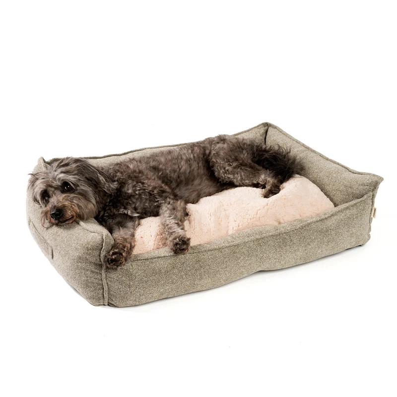 PDB2004 | Premium Hundebett mit Wendekissen, waschbar, orthopädisch, 5 Farben