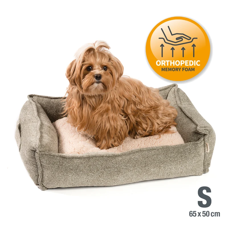 PDB2004 | Premium Hundebett mit Wendekissen, waschbar, orthopädisch, 5 Farben