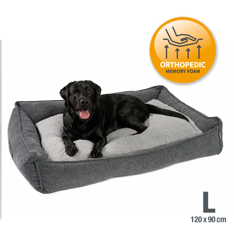 PDB2004 | Premium Hundebett mit Wendekissen, waschbar, orthopädisch, 5 Farben