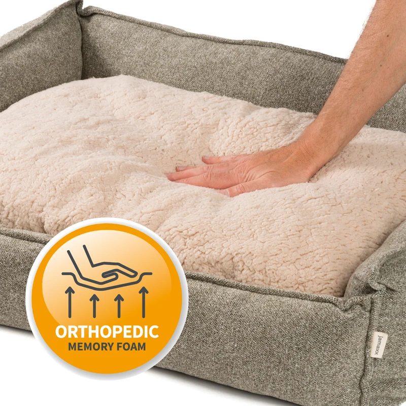 PDB2004 | Premium Hundebett mit Wendekissen, waschbar, orthopädisch, 5 Farben