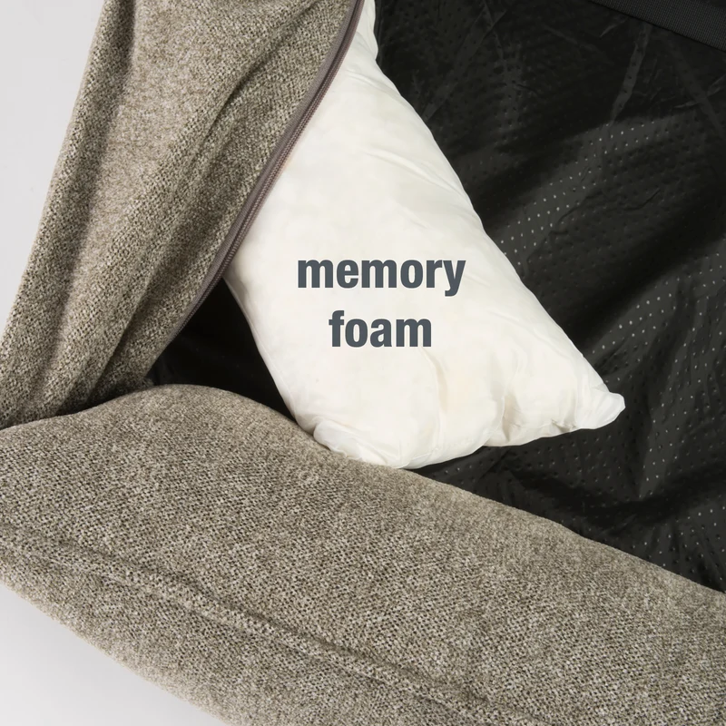 PDB2004 | Premium Hundebett mit Wendekissen, waschbar, orthopädisch, 5 Farben