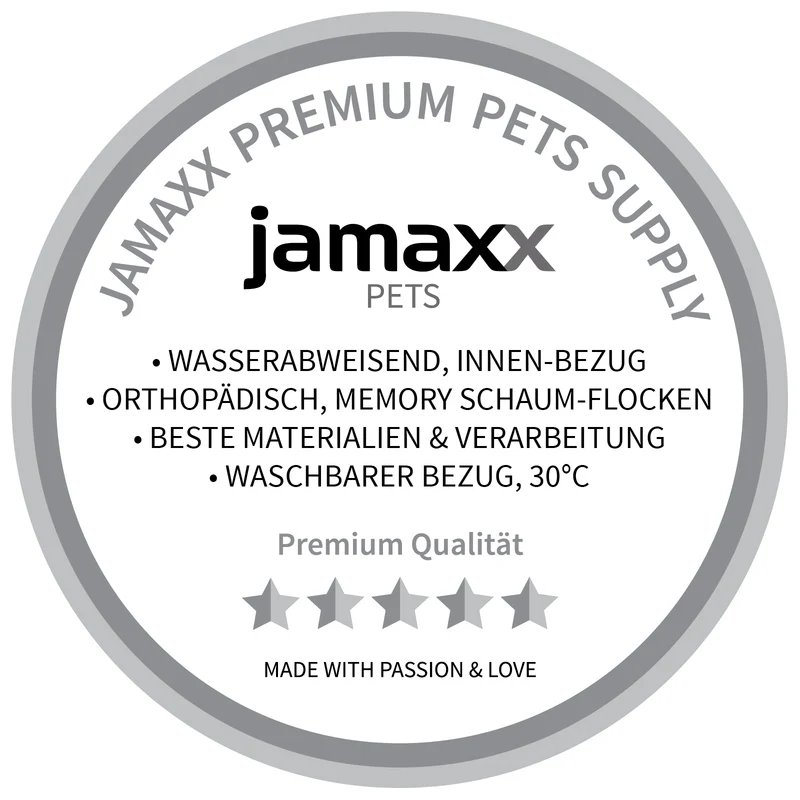 PDB2004 | Premium Hundebett mit Wendekissen, waschbar, orthopädisch, 5 Farben