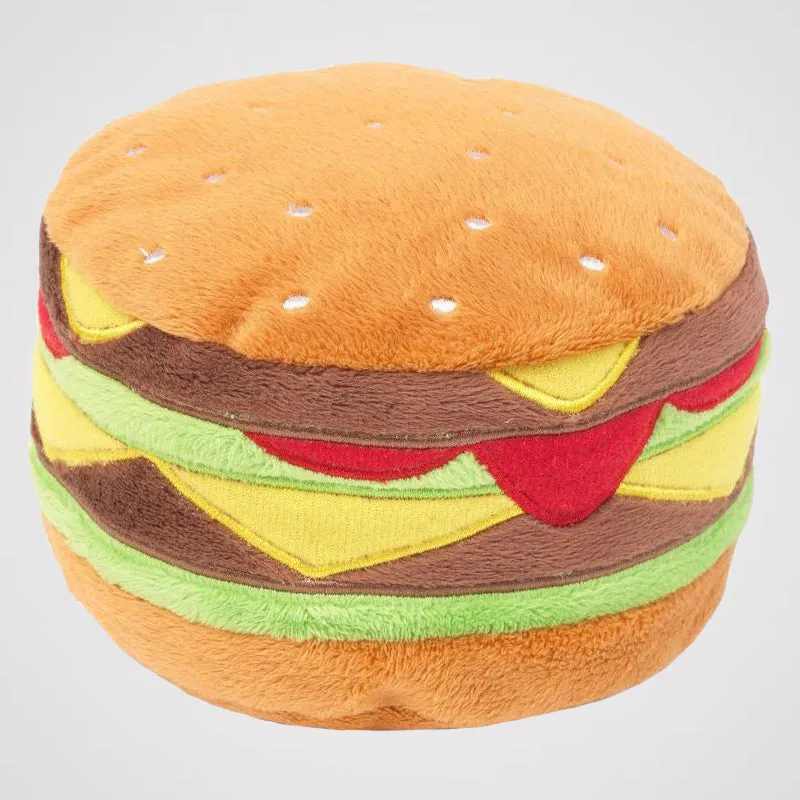 FUZZYARD - Hamburger | lustiges Hundespielzeug