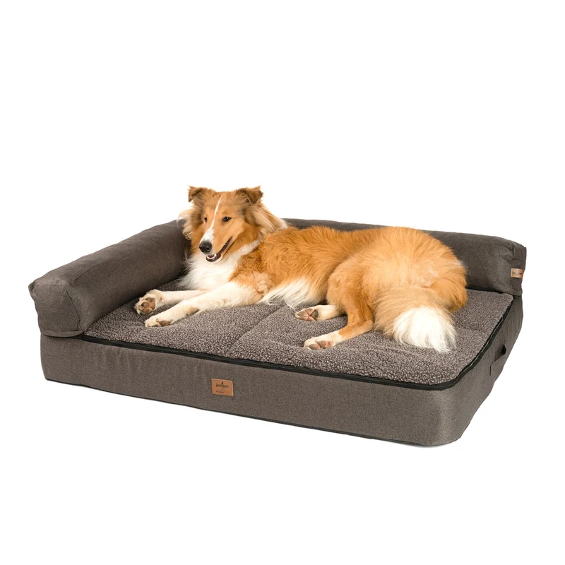 PDB3015 | Premium 4-in-1 Hundesofa, ergonomisches Hundebett, abnehmbare Polster, waschbar, M bis 3XL + Farben