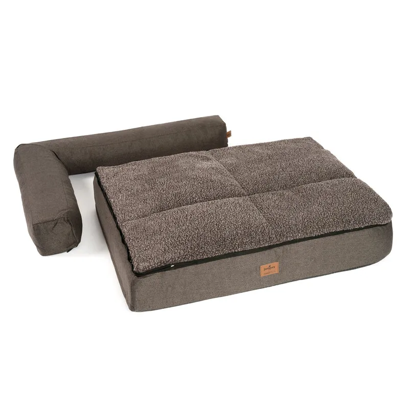 PDB3015 | Premium 4-in-1 Hundesofa, ergonomisches Hundebett, abnehmbare Polster, waschbar, M bis 3XL + Farben