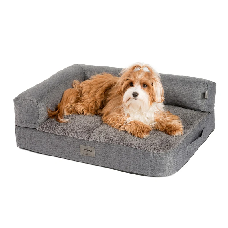 PDB3014 | Premium 2-in-1 Hundesofa, abnehmbare Seitenpolster, waschbar, orthopädische Füllung