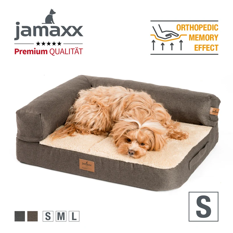 PDB3014 | Premium 2-in-1 Hundesofa, abnehmbare Seitenpolster, waschbar, orthopädische Füllung