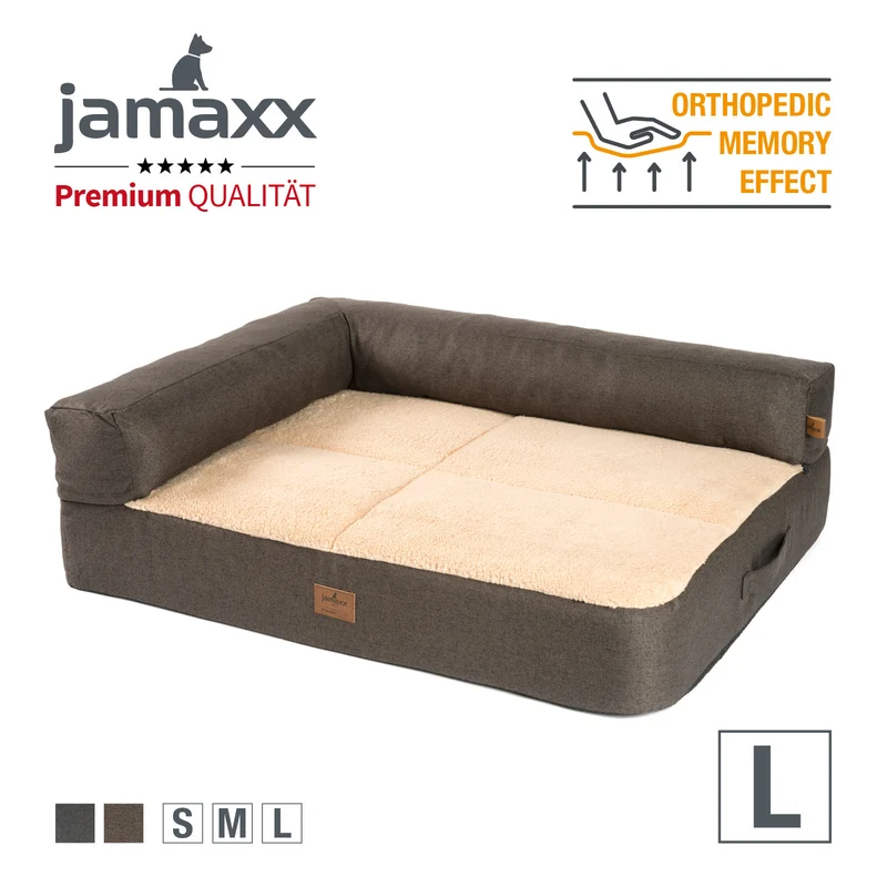 PDB3014 | Premium 2-in-1 Hundesofa, abnehmbare Seitenpolster, waschbar, orthopädische Füllung