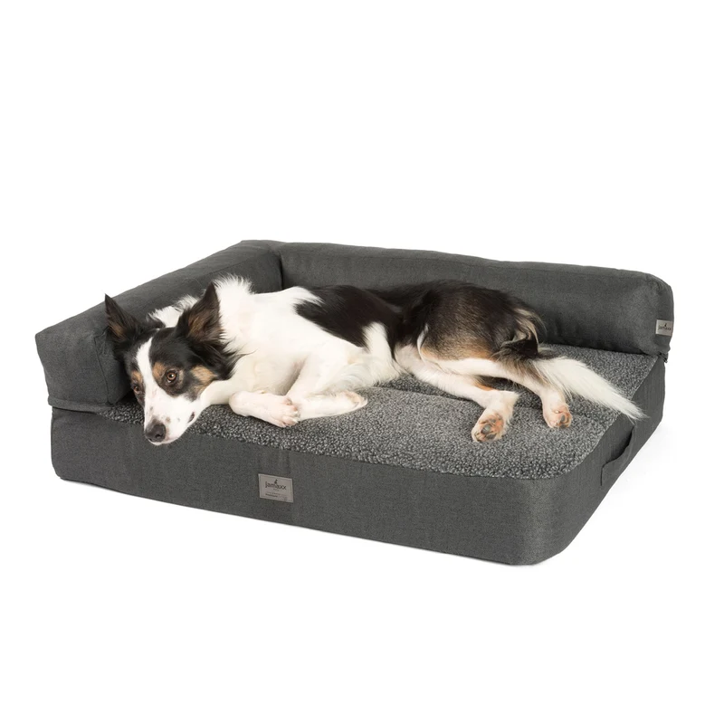 PDB3014 | Premium 2-in-1 Hundesofa, abnehmbare Seitenpolster, waschbar, orthopädische Füllung