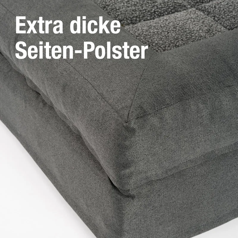 PDB3014 | Premium 2-in-1 Hundesofa, abnehmbare Seitenpolster, waschbar, orthopädische Füllung