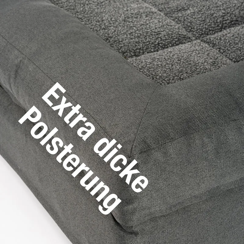 PDB3014 | Premium 2-in-1 Hundesofa, abnehmbare Seitenpolster, waschbar, orthopädische Füllung