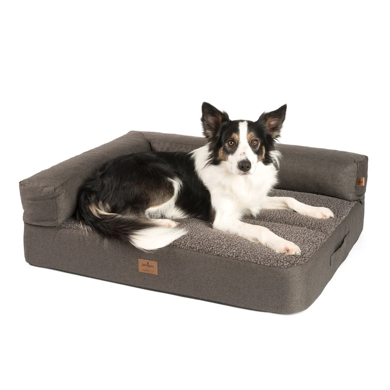 PDB3014 | Premium 2-in-1 Hundesofa, abnehmbare Seitenpolster, waschbar, orthopädische Füllung