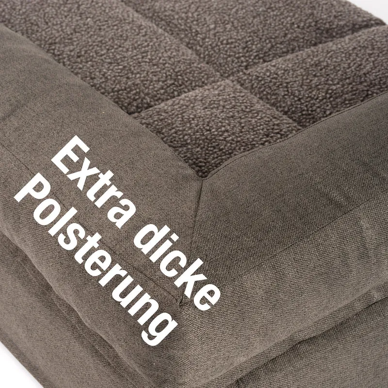 PDB3014 | Premium 2-in-1 Hundesofa, abnehmbare Seitenpolster, waschbar, orthopädische Füllung