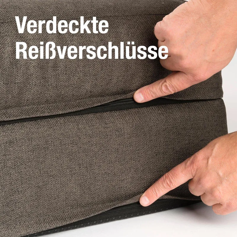 PDB3014 | Premium 2-in-1 Hundesofa, abnehmbare Seitenpolster, waschbar, orthopädische Füllung
