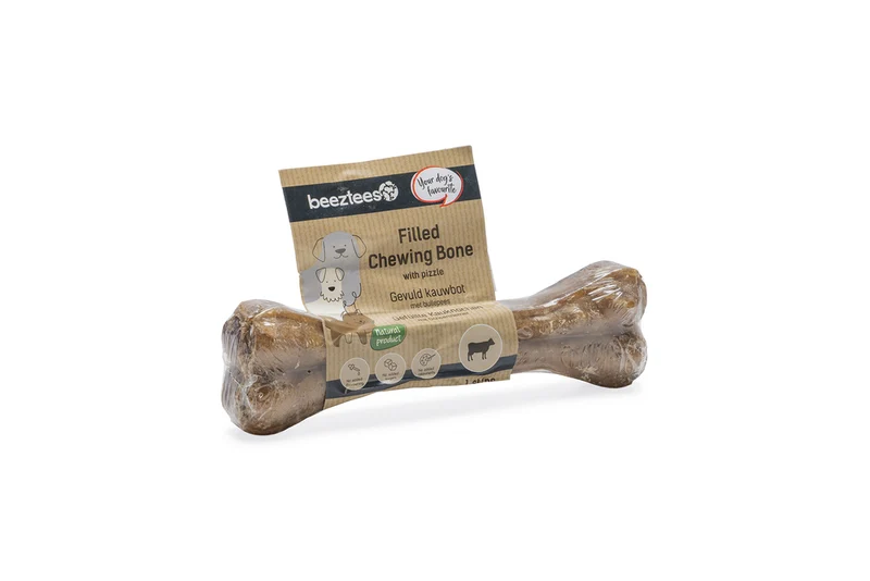 Beeztees Kauknochen mit Ochsenziemer – Hundesnack 15 cm
