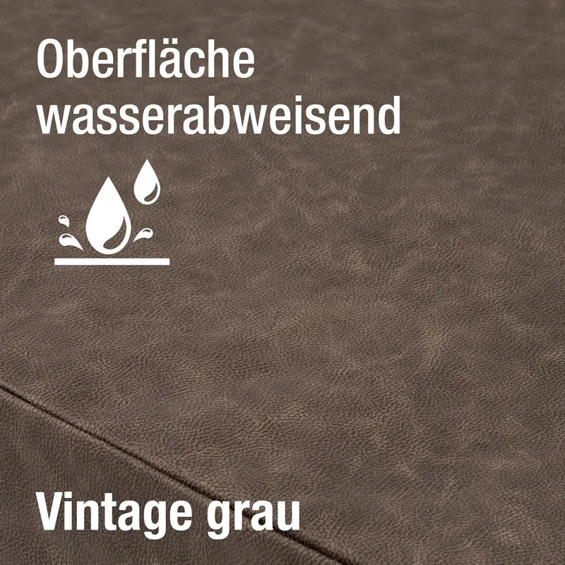 PDB2019 | Deluxe Hundebett / Hunde-Sofa, Premium Lederimitat, orthopädische Polster, viele Farben