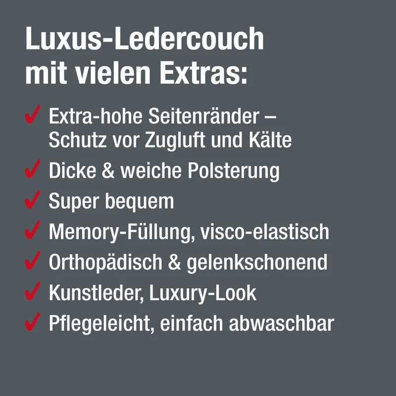 PDB2019 | Deluxe Hundebett / Hunde-Sofa, Premium Lederimitat, orthopädische Polster, viele Farben