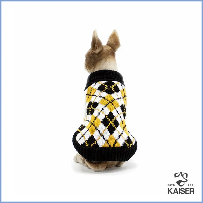 Hundepullover kleine Hunde CLASSIC ARGYLE SWEATER