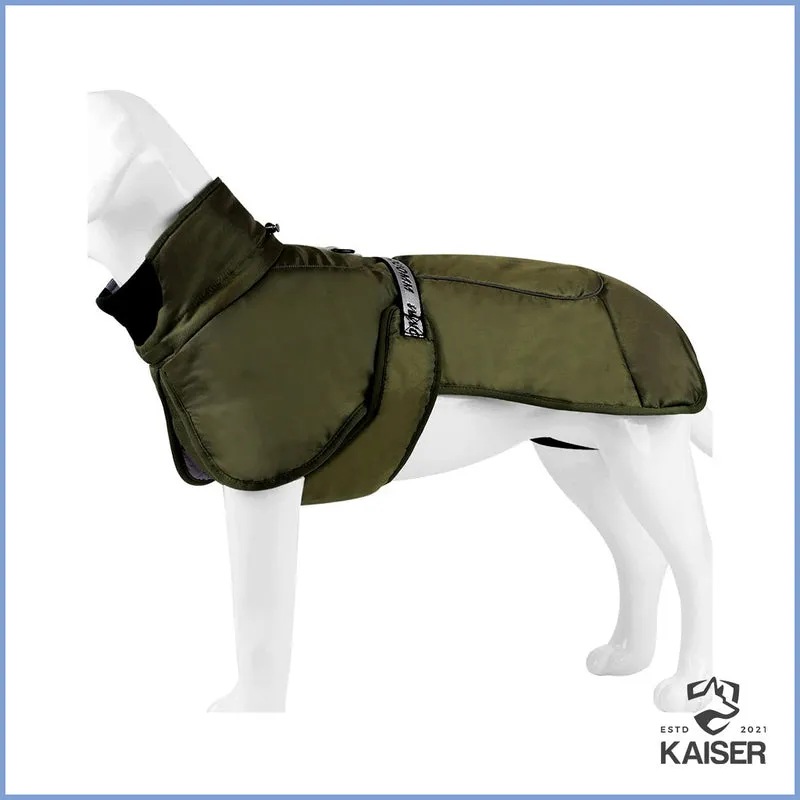 Hundemantel Fleece mit Klettverschluss