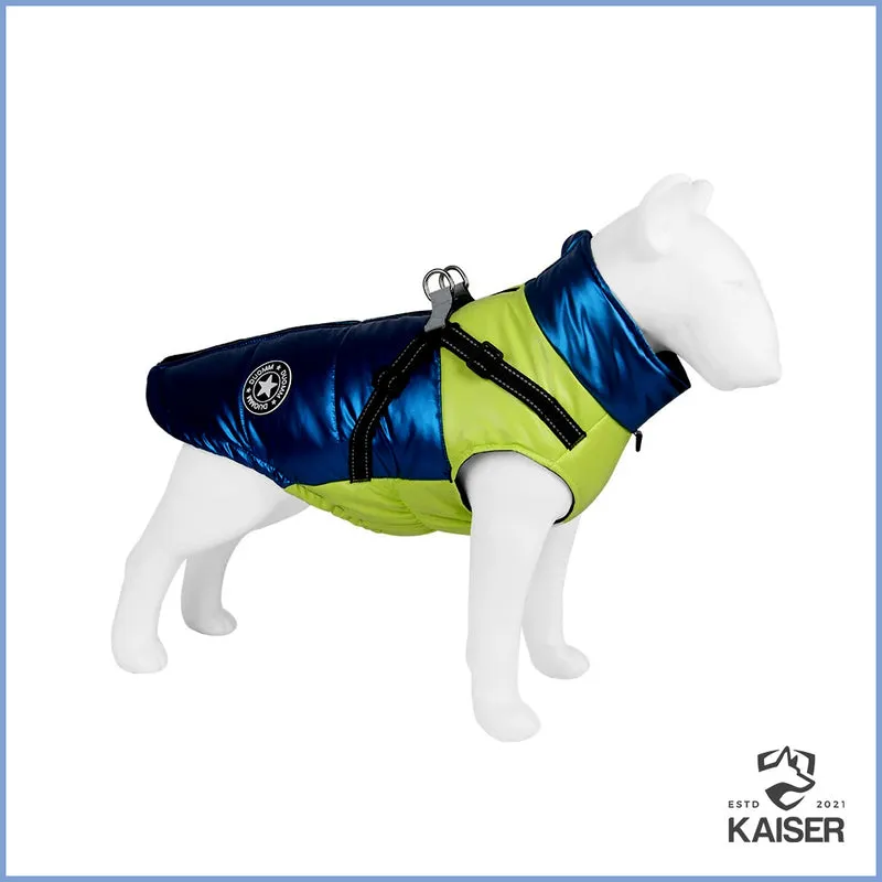 Hunde Winterjacke mit Geschirr