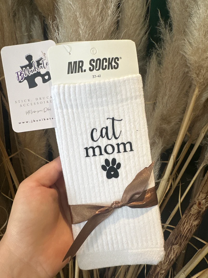 Socken 'Cat Mom'