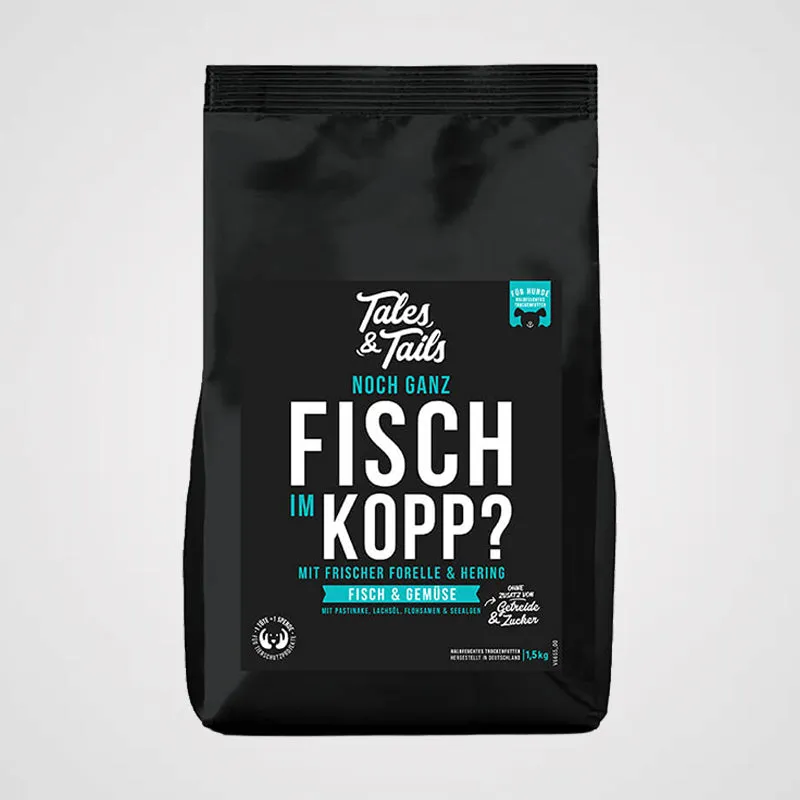 Tales&Tails - Fisch & Gemüse | getreidefreies Premiumtrockenfutter