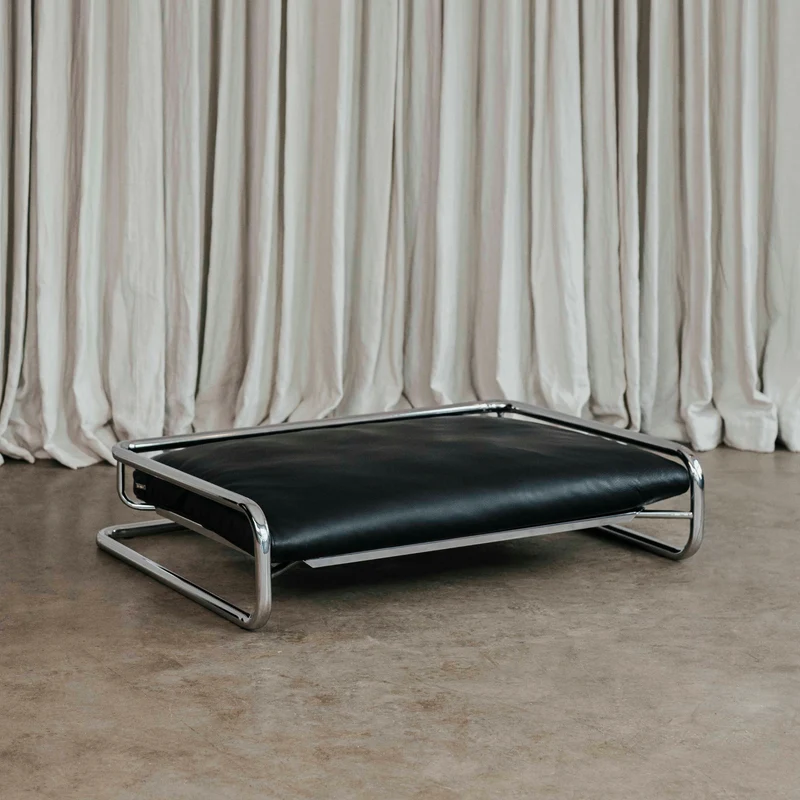 ENIF - Design Hundebett Chrom