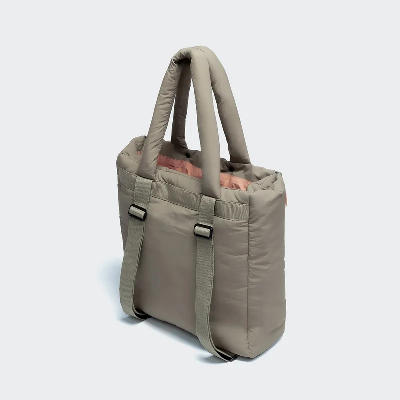 Hundereisebett & Tote Bag AKTIV Puffer Khaki/Peach