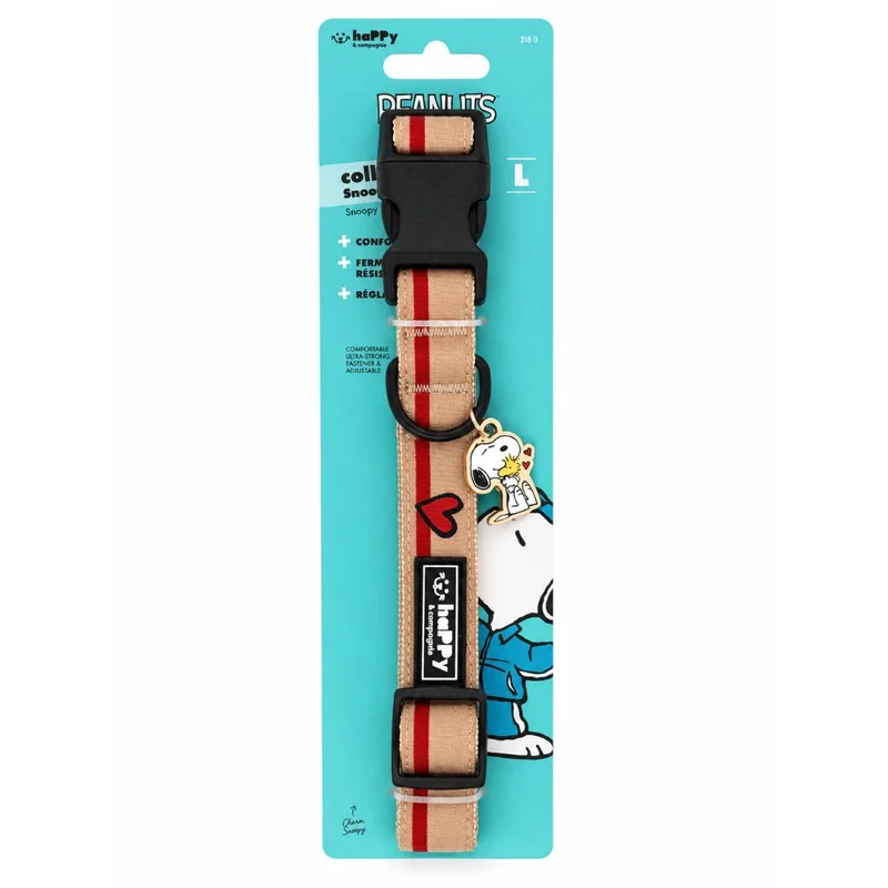Hundehalsband Snoopy Beige