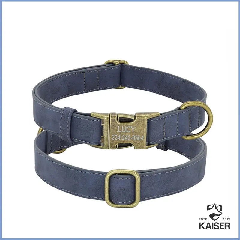 Hundehalsband Leder mit Namen