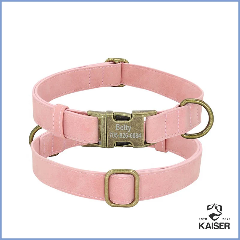 Hundehalsband Leder mit Namen