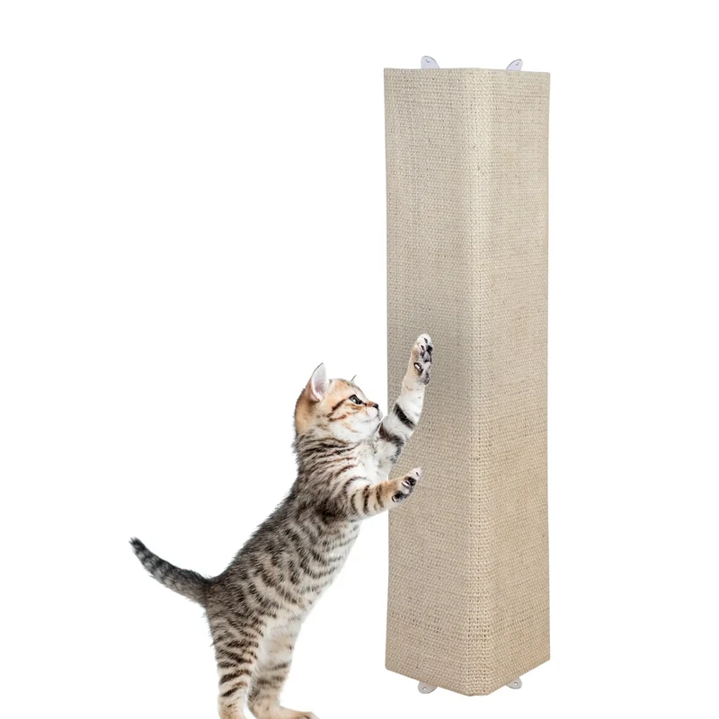 Kratzbrett Kratzmatte für Wand 80x28 cm Eckkratzbrett Kratzbaum Katzen Katze Sisal