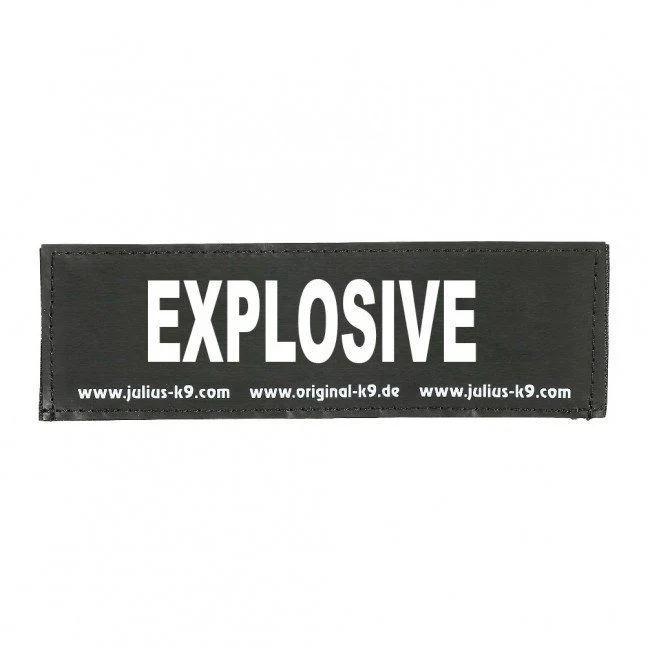 Julius K9 Logo Klettsticker groß A - F