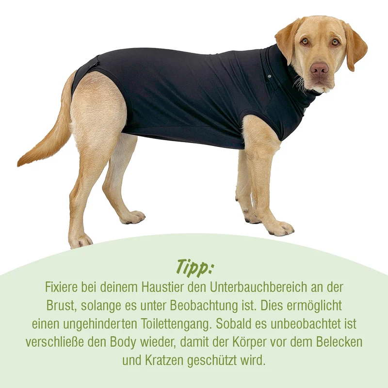 Vetlando Post-OP-Body Schwarz