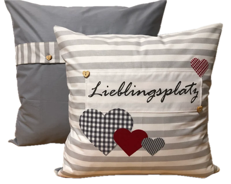 Landhausstil Kissenhülle * Kissenbezug * Dekokissen * Lieblingsplatz *