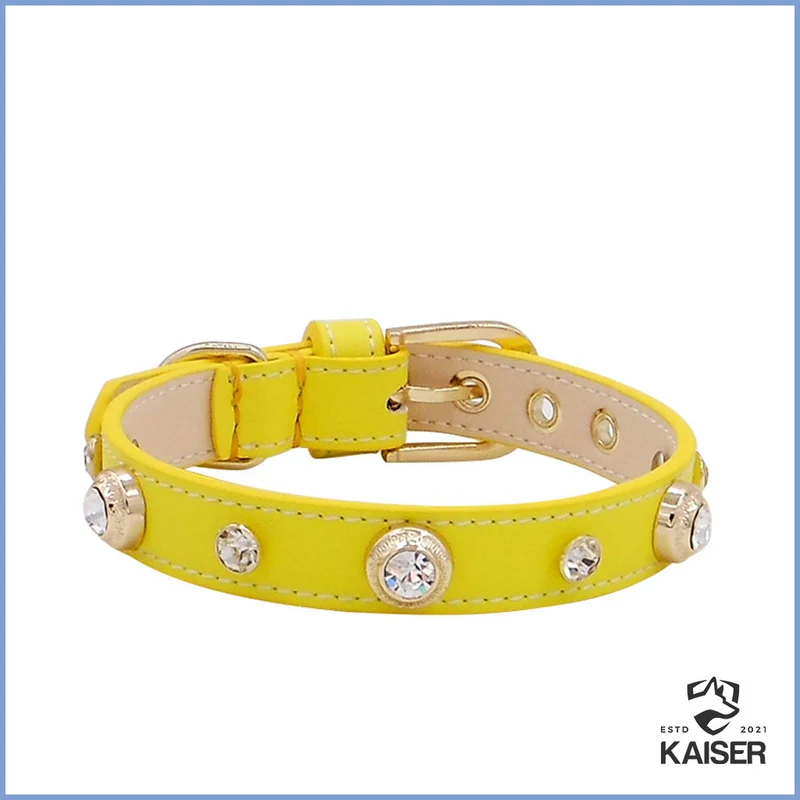 Luxus Hundehalsband Leder